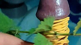 Ifoslave indulges in rubber band play.