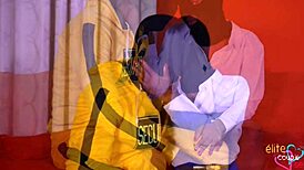 Real African Couples Tease with Ebony Curves and Squirting