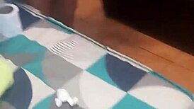 My boyfriend films us after anal in the hotel room