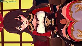 Amber teases with shorts, bent over for doggystyle action?