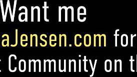 busty brunette jelena jensen tied up and worshiped by horny samantha ryan!