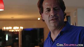 Teen Stepdaughter's Facial Sparks Wild Old and Young Encounter After Intense Handjob