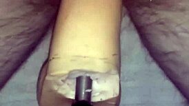 me fucking my 10 inch dildo in casual play