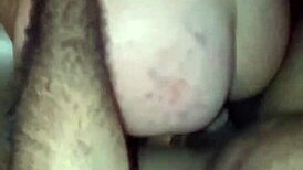 Two guys sharing the naughty brunette in swing house