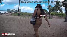 indo finding hot friend on beach in bikini