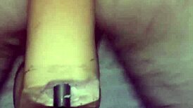 me fucking my 10 inch dildo in casual play