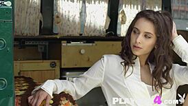 Uma Jolie Passion Poses Nude in Camper