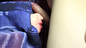 Man, I slammed my huge cock into her wet mouth while she stayed quiet! 😜