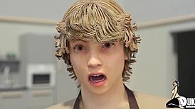 guy catches best friend banging his big booty milf in bed