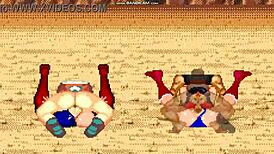 kim dong hwan and terry battle wonder woman and ms marvel