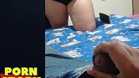 Chubby Latina Wife Excites Lucky Husband With Oral And Tit Play