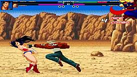 kim dong hwan and terry battle wonder woman and ms marvel