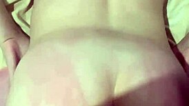 Novinha with White Bum in Amateur Video