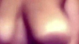 sexy nude girl dancing in casual home setting