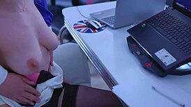 Boss Fuck Hot Big Tits Secretary In The Office Quick Office Sex He Cant Last More Than 1 Minutes In Her Pussy