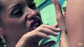 Lesbian Fairies Relax on the Couch with Toys