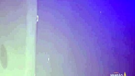 Blonde hottie lands lucky job with big cock