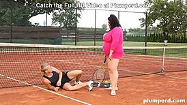 Young Femdom Gives Tennis Lesson With Face Sitting