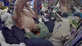 couple secretly filmed in bedroom