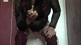 bisexual crossdresser mark wright craves his ass licked around another mans cock after getting arssfucked