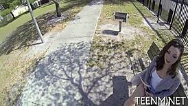 filling scarlett sawyer's face with jizz!