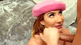 Busty Woman With Huge Booty Bounces Playfully