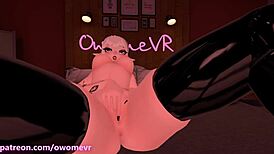 hot teen elf in cosplay sits on face for pov masturbation in 3d hentai reality