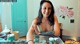 Hey, check this skinny 18+ cosplay slut on webcam