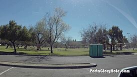 섹시 레드헤드 공공장소 BJ 줌