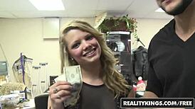 everything is for sale even stella ferrari's shaved pussy - reality kings