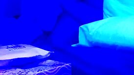 is this amateur couple sucking cock under blacklight?