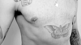 Gay couple with big cocks debuts in porn, exploring monster cocks in their first scene together.