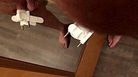 Stretching my cock with toys, wanna see?