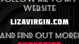 Porn star Liza Virgin swims and fucks at pool