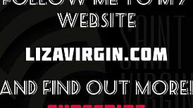 Porn star Liza Virgin swims and fucks at pool