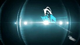 christmas love fills the air as evilyn ink rides the monster dildo with misha.