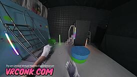 Rasa batang besar dalam missionary, bengkok, cowgirl, dan blowjob sebagai Princess Peach