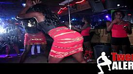 Twerk Alert! Ebony Ass Shaking in Club