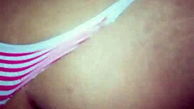 Watch this rica latina get her ass fucked doggystyle by a grinder! 🔥