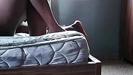 i cant get enough of that shaved pussy in doggy style, bent over so nice.