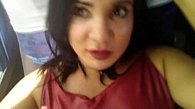 Bianca Naldy Shows Off On The Bus To Sao Paulo