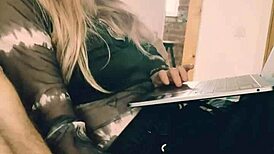 In this homemade POV, the tattooed babe sucks and deepthroats. Leading to orgasm and cumshot.