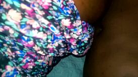 Sexual black couple get wet and wild in POV in early morning