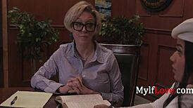 milf teacher helps you orgasm when studying gets tough