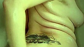 soaping tits and ass in shower fucking