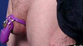 small endowed voyeur watches femdom in sph scenario with large partner