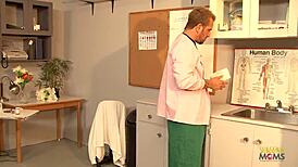 Blonde Milf Has Sex On Table With Boyfriend