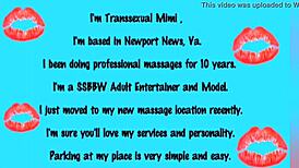 Ts Mimi Delivers New Xzotic Touch Massage with Sucking and Assfucking