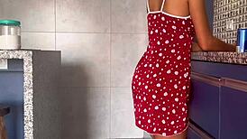 Hidden camera catches my cousin with my wife while I'm at work.