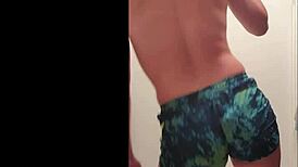 Horny Teen Masturbates And Stretches Asshole Quietly